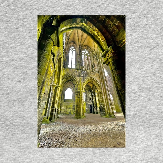 Ruins of St Mathieu Abbey in Fine-Terre by rollier